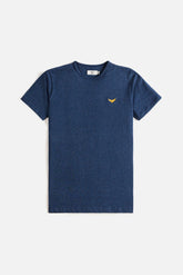 Gold Eagle Cotton T Shirt - Yale Blue